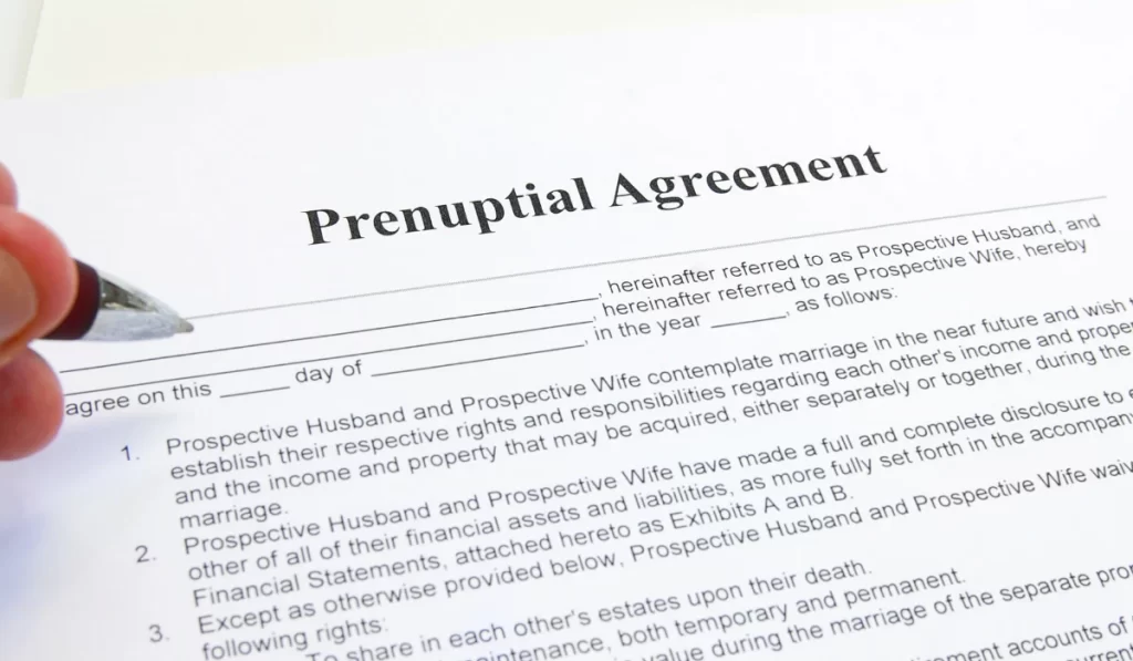 prenuptial agreement